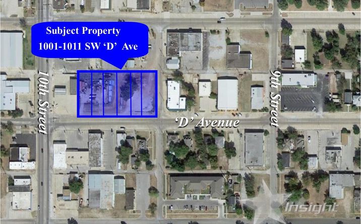Pictures of Land property located at 1001-1011 SW D Avenue, Lawton, OK 73501 for sales - image #1