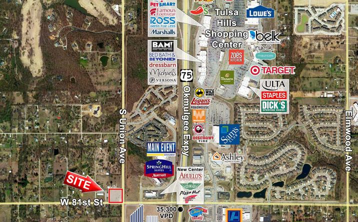 Pictures of Land property located at 1802 W 81st St S, Tulsa, OK 74132 for sales - image #1