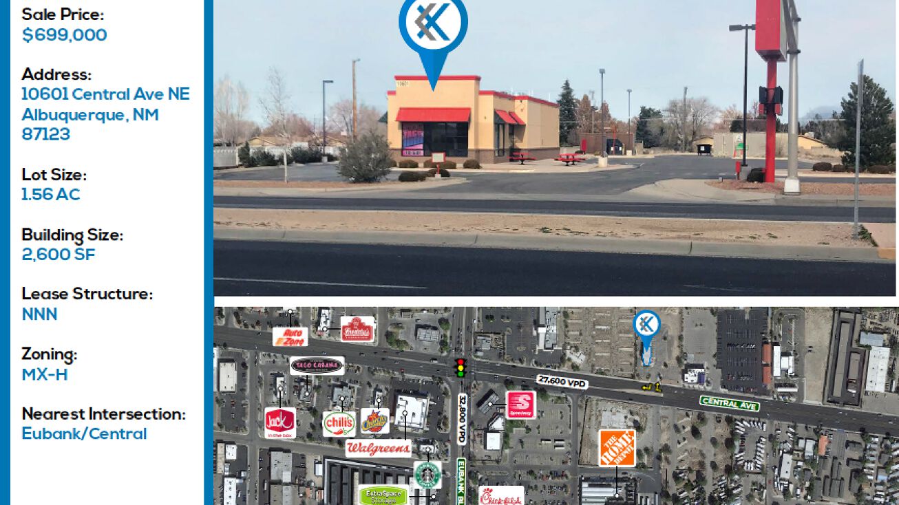 10601 Central Ave NE, Albuquerque, NM 87123 - Retail Property for Sale ...