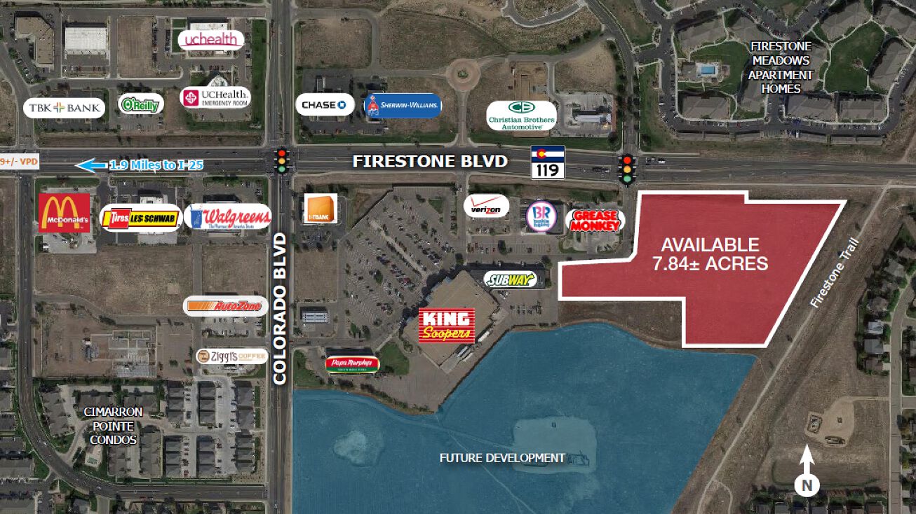 SEC of Firestone Blvd & Colorado Blvd, Firestone, CO 80520 Land for