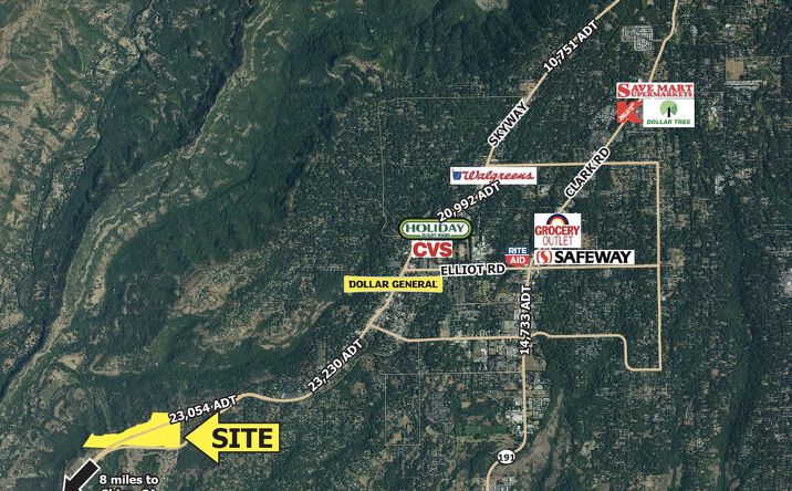 Pictures of Land property located at Skyway & Skyway Crossroads Rd, Paradise, CA 95969 for sales - image #1