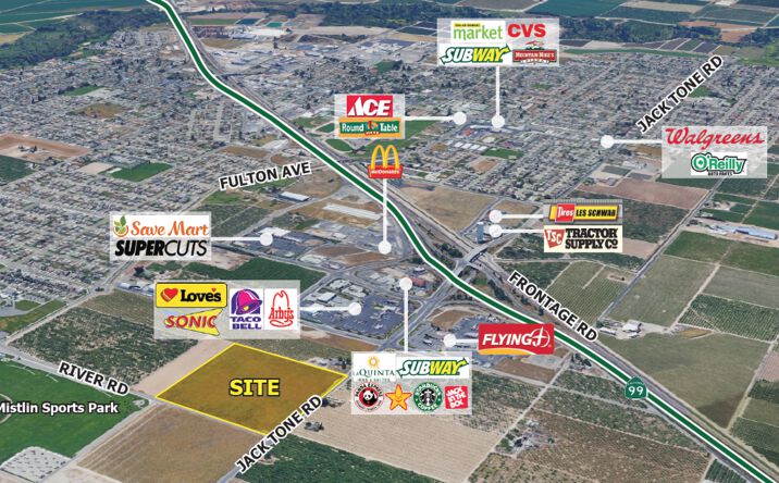 Industrial Land Commercial Lots For, Round Table Ripon California