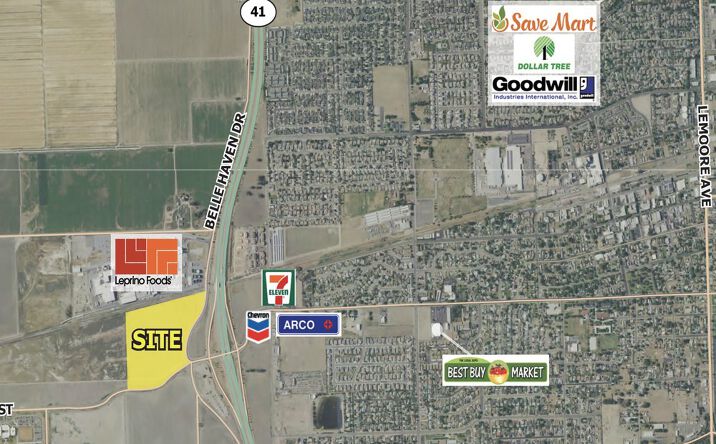 Pictures of Land property located at Bush St & Belle Haven Dr, Lemoore, CA 93245 for sales - image #1