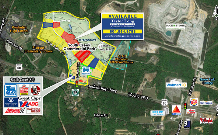 Pictures of Land property located at 1800 S Creek One, Powhatan, VA 23139 for sales - image #1