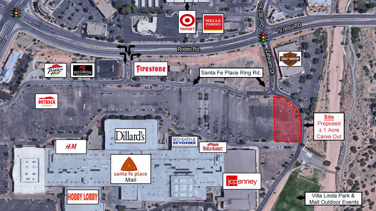 4250 Cerrillos Rd, Santa Fe, NM 87507 Land for Sale Proposed parcel