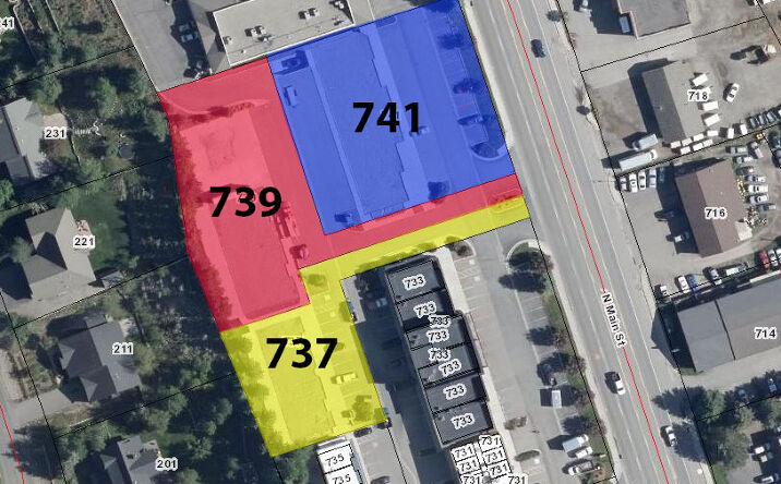 Pictures of Land property located at 737, 739, & 741 N Main St, Bellevue, ID 83313 for sales - image #1