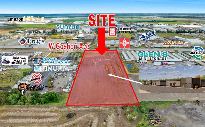 Pictures of Industrial, Land property located at 7939 W Goshen Ave, Visalia, CA 93291 for sales - image #1
