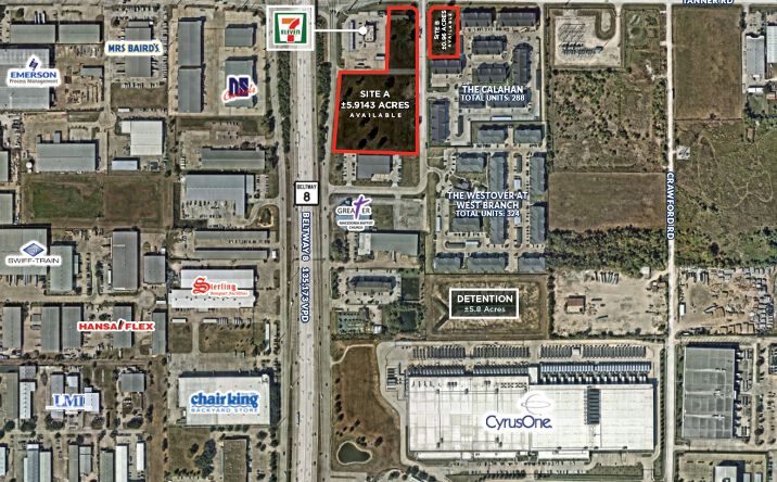 Pictures of Land property located at SEC of Beltway 8 and Tanner Road, Houston, TX 77041 for sales - image #1