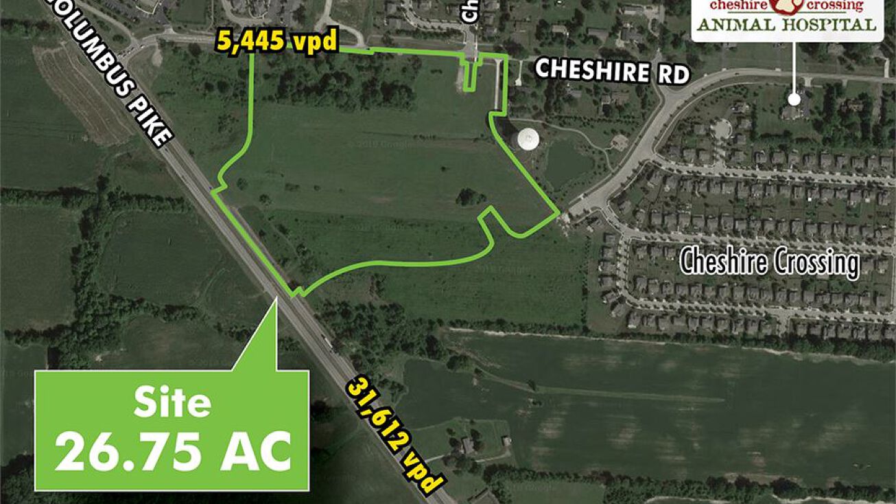 Columbus Pike & Cheshire Road, Delaware, OH 43015 Land for Sale