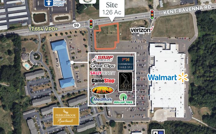 Pictures of Land property located at 2600 SR-59, Ravenna, OH 44266 for sales - image #1