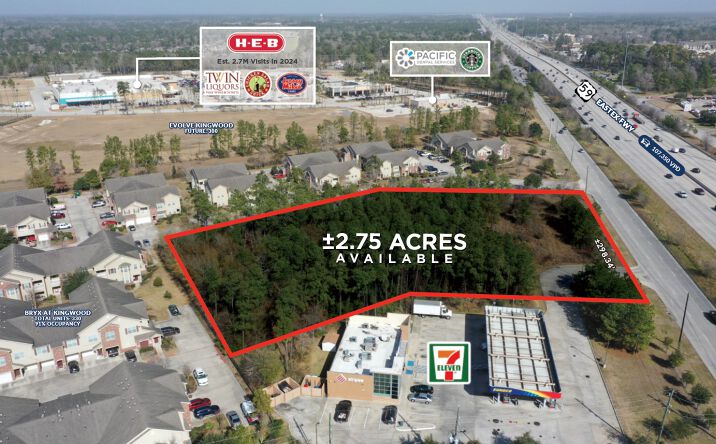 Pictures of Land property located at 24051 Eastex Freeway, Kingwood, TX 77339 for sales - image #1