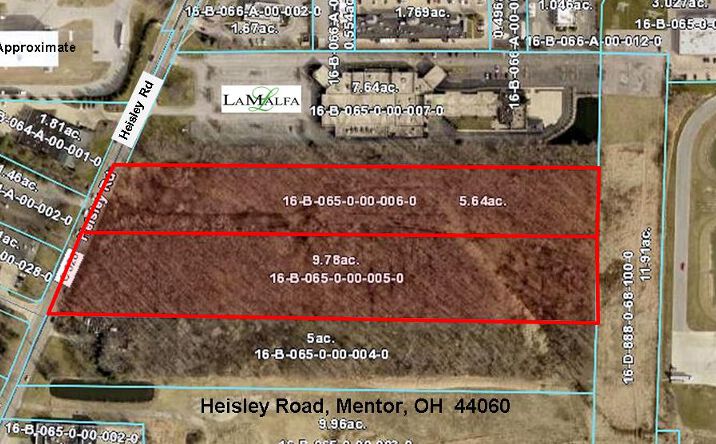 Pictures of Land property located at Heisley Rd, Mentor, OH 44060 for sales - image #1