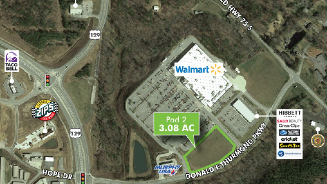 260 Donald E Thurmond Pkwy (Pad 2), Cleveland, GA 30528 Land for Sale
