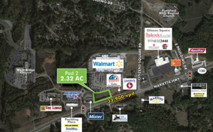 Pictures of Land property located at 3615 Marietta Hwy (Pad 2), Dallas, GA 30157 for sales - image #1