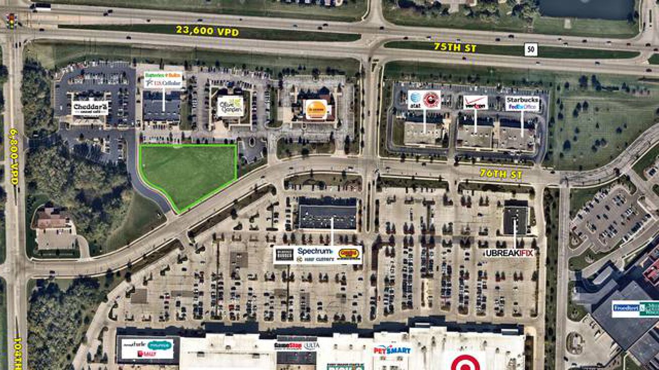 SEC of Hwy 50 and 104th Avenue, Pleasant Prairie, WI 53158 Land for