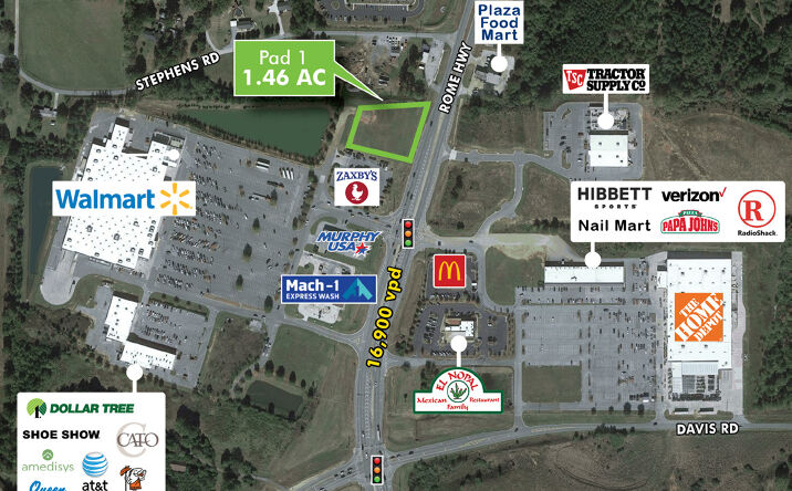 Pictures of Land property located at 1585 Rome Hwy, Cedartown, GA 30125 for sales - image #1