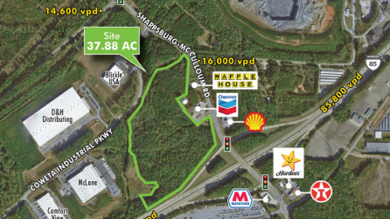 Sharpsburg McCollum Road & I85, Newnan, GA 30265 Land for Sale