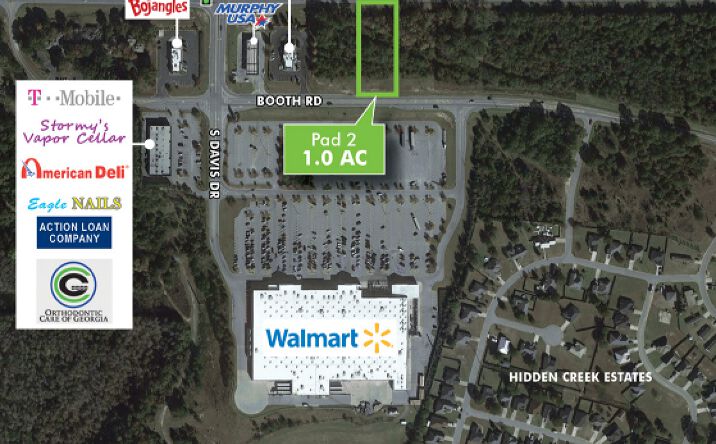 Pictures of Land property located at 502 Booth Road (Pad 3), Warner Robins, GA 31088 for sales - image #1