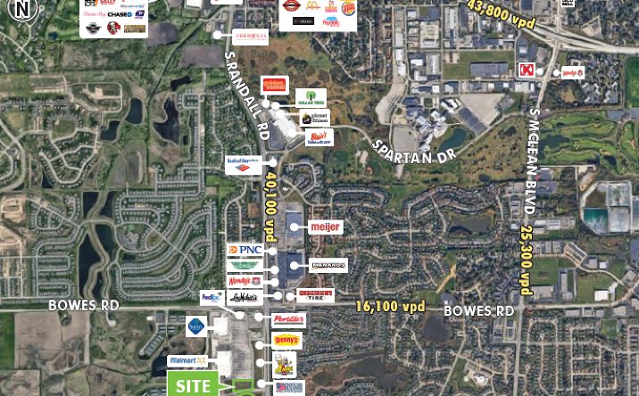 Pictures of Land property located at 1100 S Randall Rd (Pad 2), Elgin, IL 60123 for sales - image #1