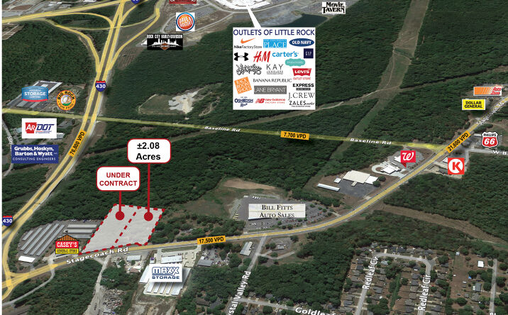 Pictures of Land property located at 8123 Stagecoach Rd, Little Rock, AR 72210 for sales - image #1