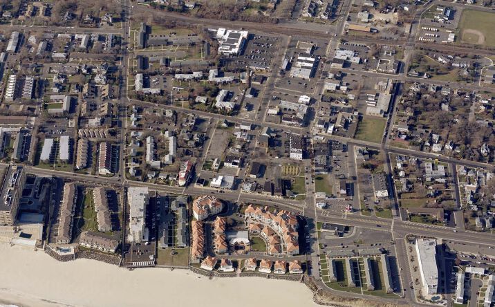 Aerial Photography Map of West Long Branch, NJ New Jersey