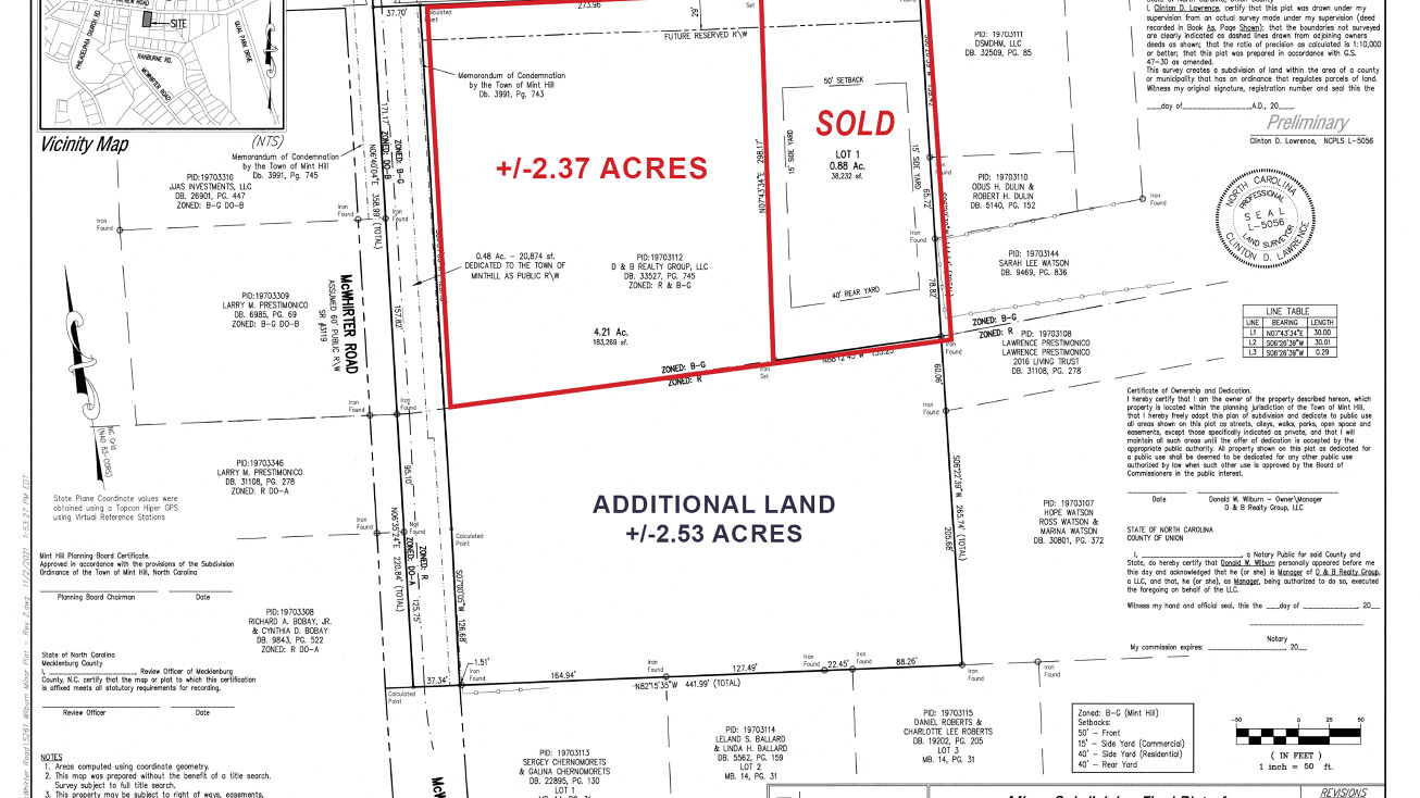 7844 McWhirter Rd, Mint Hill, NC 28227