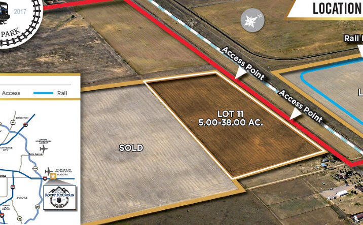 Pictures of Industrial property located at Rocky Mountain Rail Park (Lot 11), Bennett, CO 80102 for sales - image #1