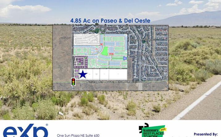 Pictures of Land property located at Paseo del Norte NW & 120- Paradise West, Albuquerque, NM 87114 for sales - image #1