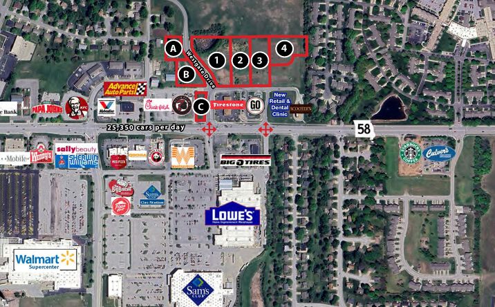Pictures of Land property located at NEC of 58 Highway and Kentucky Road, Raymore, MO 64083 for sales - image #1