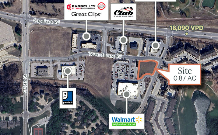 Pictures of Land property located at 2109 Towne Centre Dr, Bellevue, NE 68123 for sales - image #1