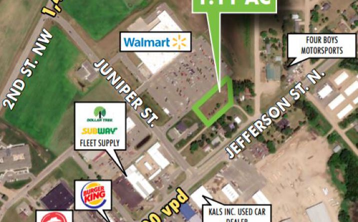 Pictures of Land property located at 100 Juniper Ave, Wadena, MN 56482 for sales - image #1