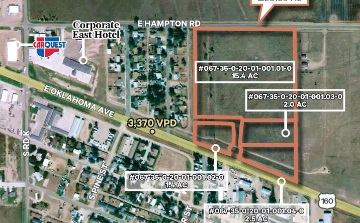 Pictures of Land property located at 1408 E Oklahoma Ave, Ulysses, KS 67880 for sales - image #1