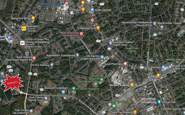 Pictures of Land, Mixed Use, Office, Retail, Senior Living property located at 1850 W Main St, Rock Hill, SC 29732 for sales - image #1