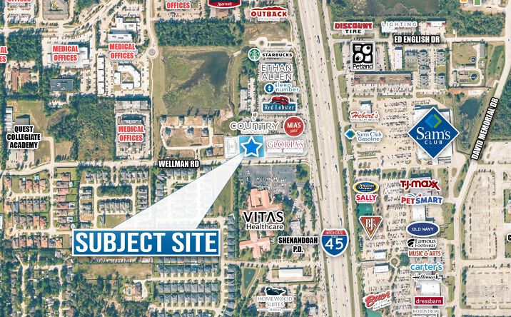 Pictures of Land property located at NWQ I-45 & Wellman Rd, Shenandoah, TX 77384 for sales - image #1