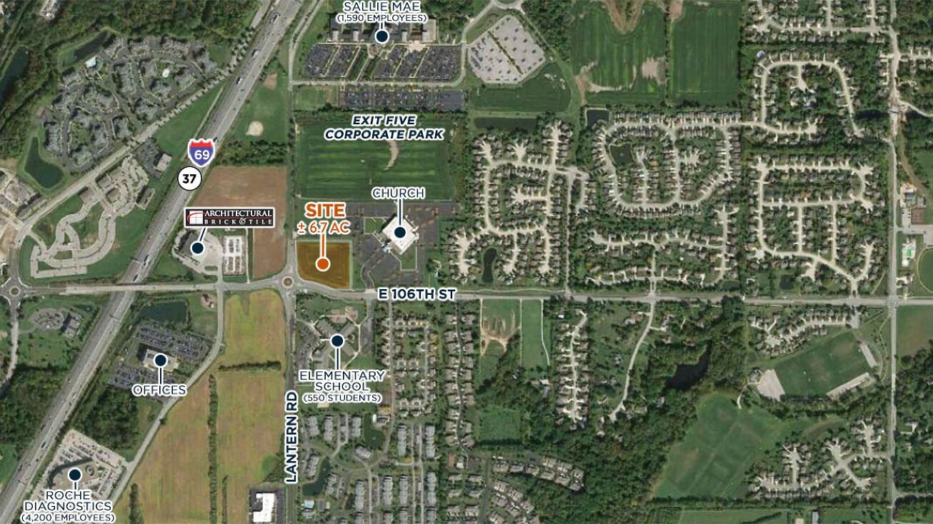 NEC Lantern Road & E. 106th Street, Fishers, IN 46037