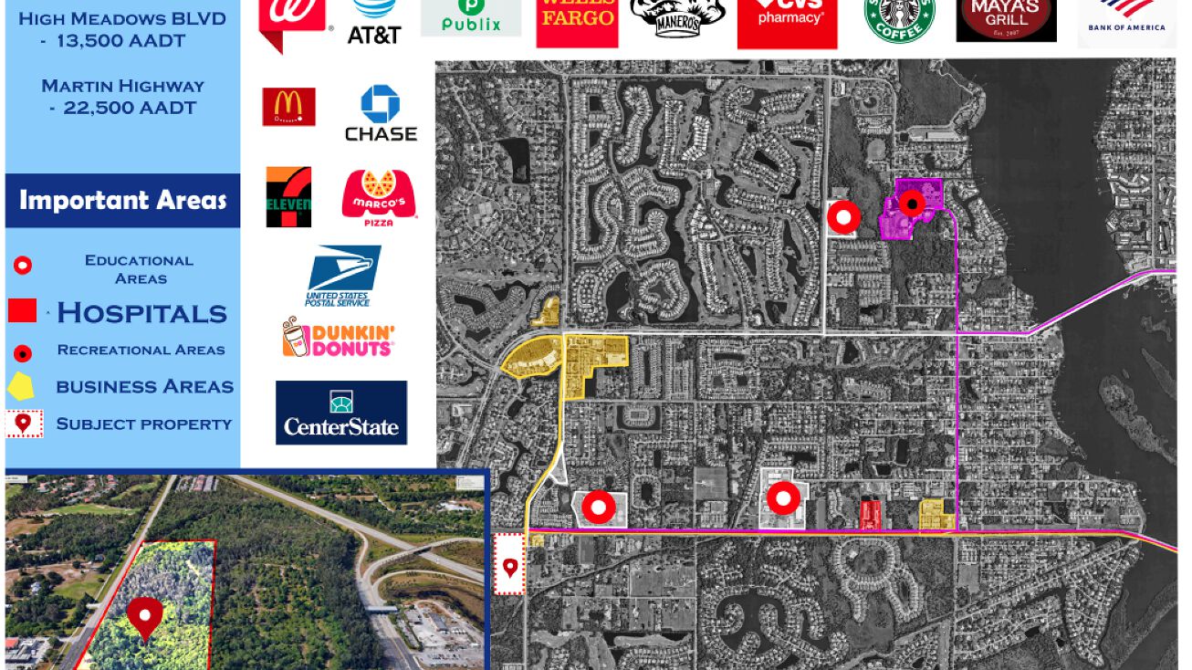 SW High Meadow Avenue & SW Martin Highway, Palm City, FL 34990 Land