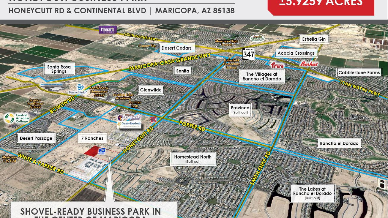 Honeycutt Rd & Continental Blvd Parcel B, Maricopa, AZ 85138 | Crexi.com