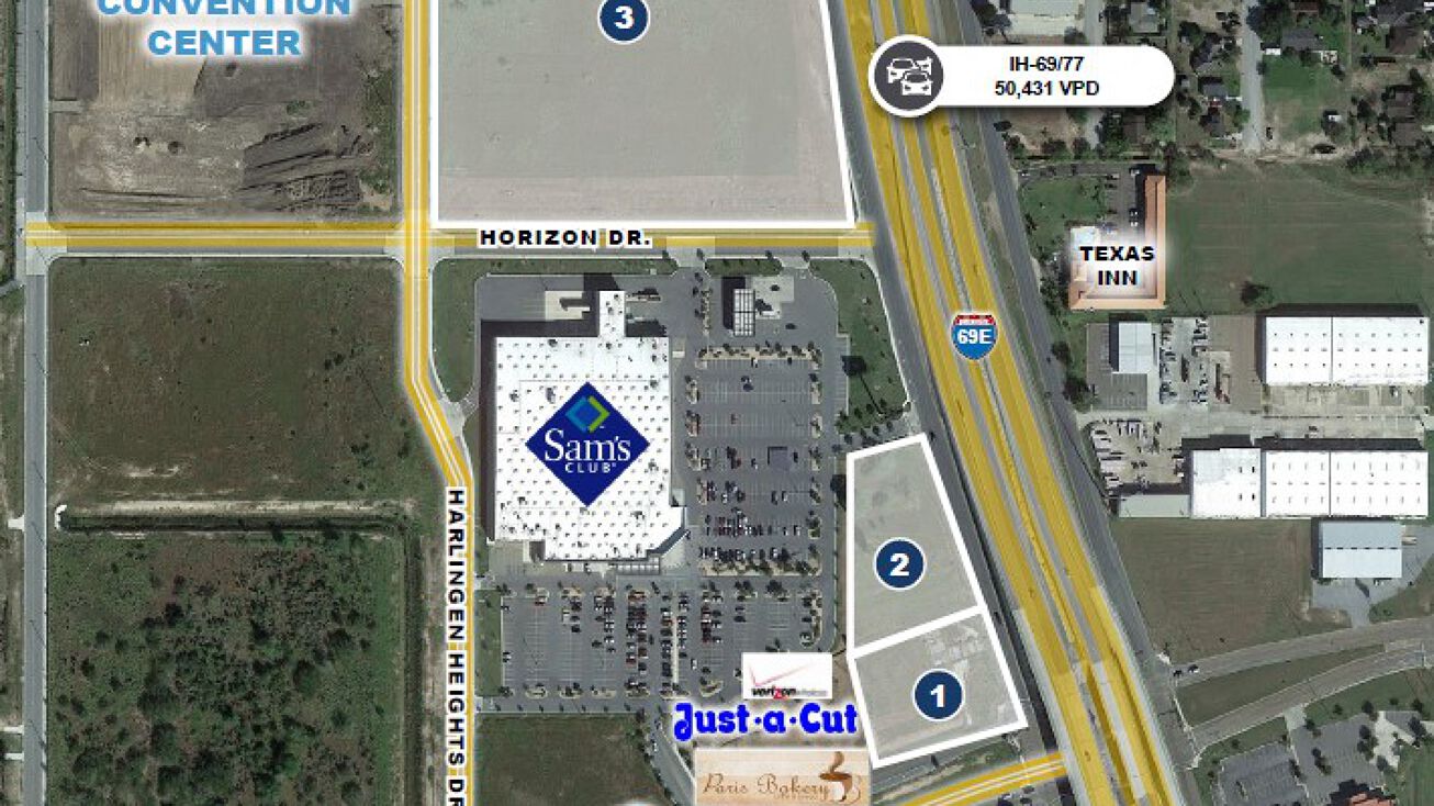 621 N Expressway 77, Harlingen, TX 78550 - Land for Sale - Sam's Club Pads