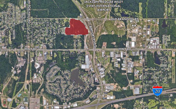 Pictures of Land property located at Airport Rd & Old Brandon Rd, Pearl, MS 39208 for sales - image #1