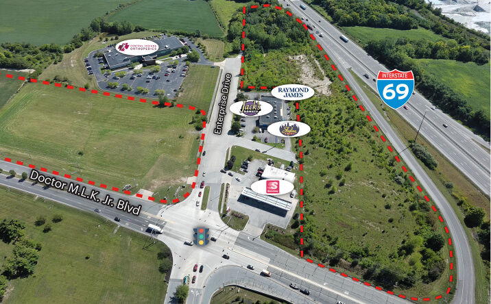 Pictures of Land property located at I69 & Doctor M.L.K. Jr Blvd, Anderson, IN 46013 for sales - image #1