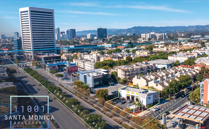 Pictures of Retail property located at 11001 Santa Monica Blvd, Los Angeles, CA 90025 for comps - image #1