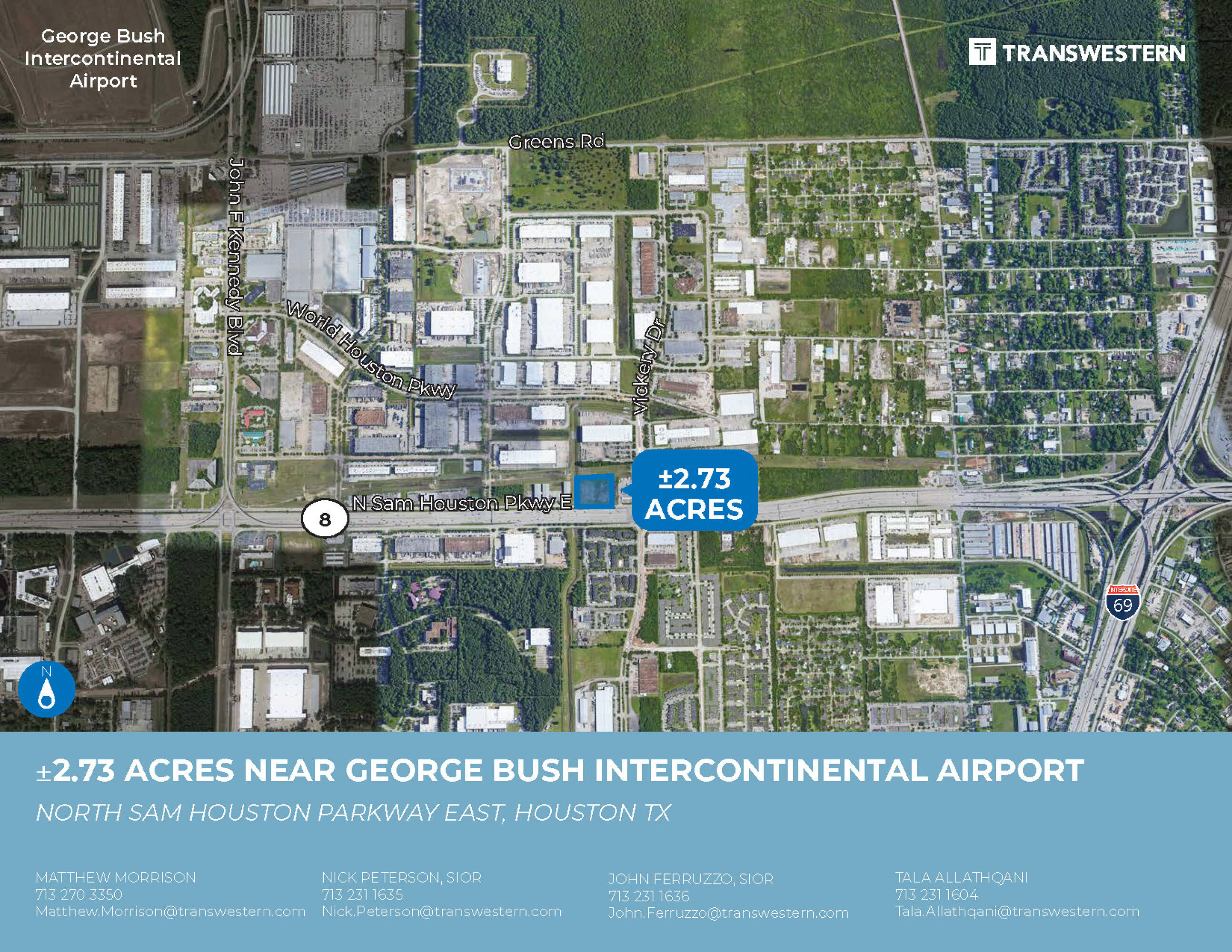 ±2.73 ACRES NEAR GEORGE BUSH INTERCONTINENTAL AIRPORT