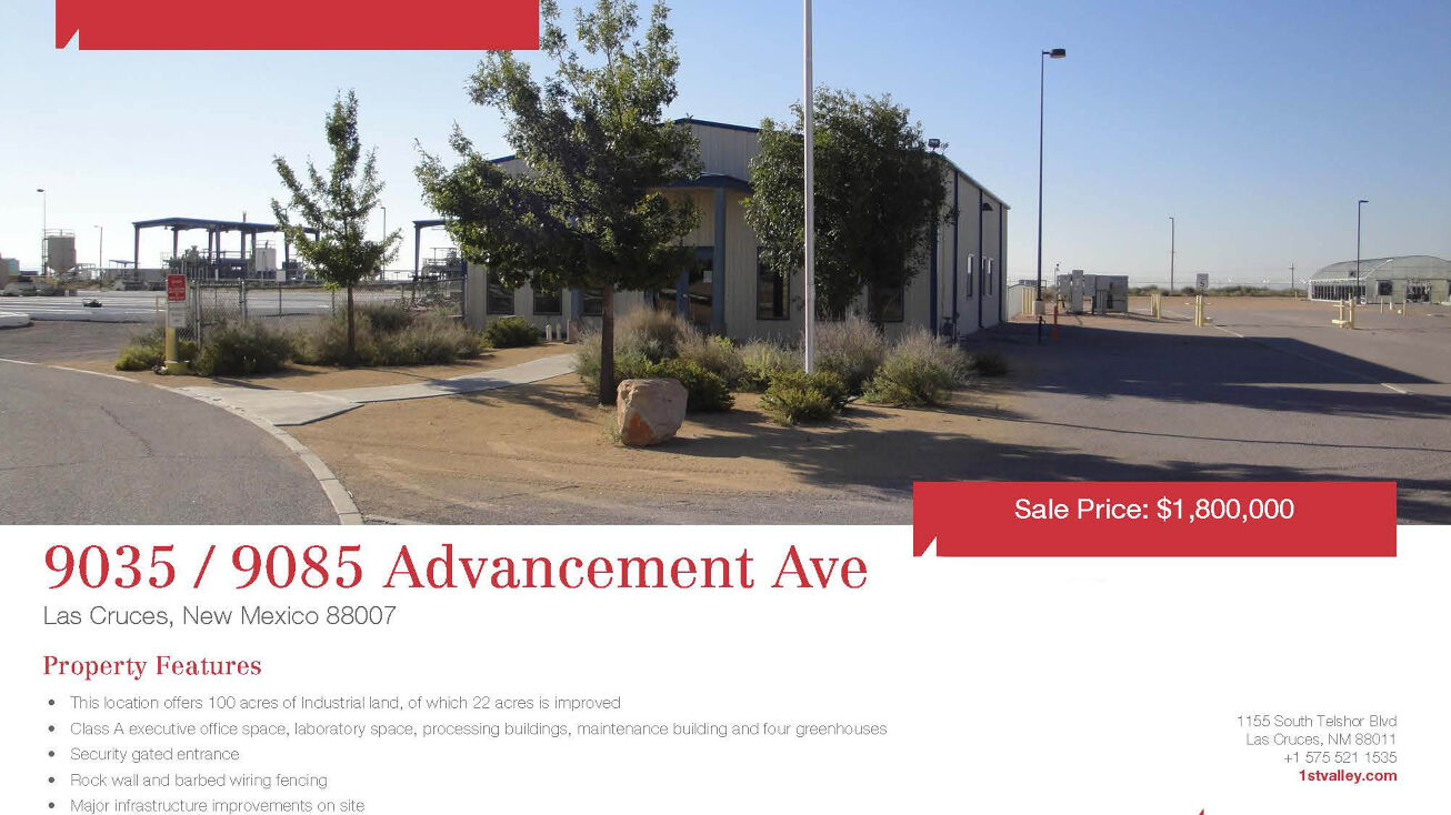 9035 Advancement Ave., Las Cruces, NM 88007