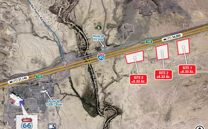 Pictures of Land property located at SEQ I-40 & Rio Puerco Rd, Albuquerque, NM 87121 for sales - image #1