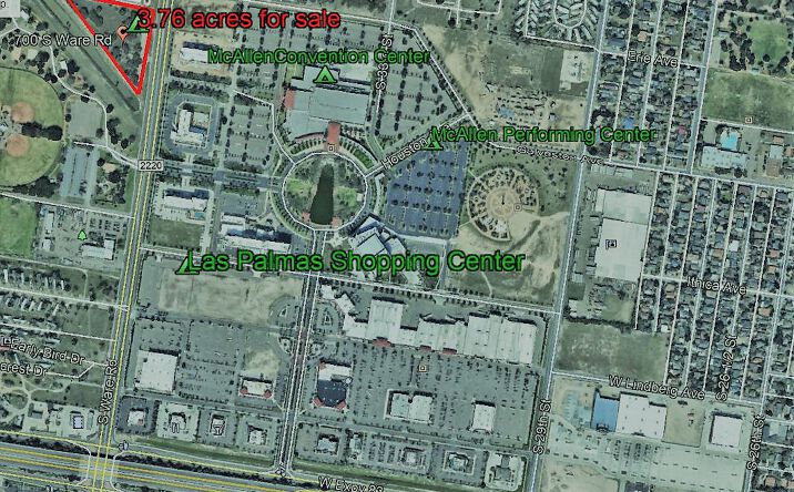 Pictures of Land property located at 700 S Ware Rd, McAllen, TX 78501 for sales - image #1