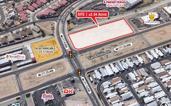 Pictures of Land property located at SEC San Antonio & San Pedro Rd. NE, Albuquerque, NM 87109 for sales - image #1