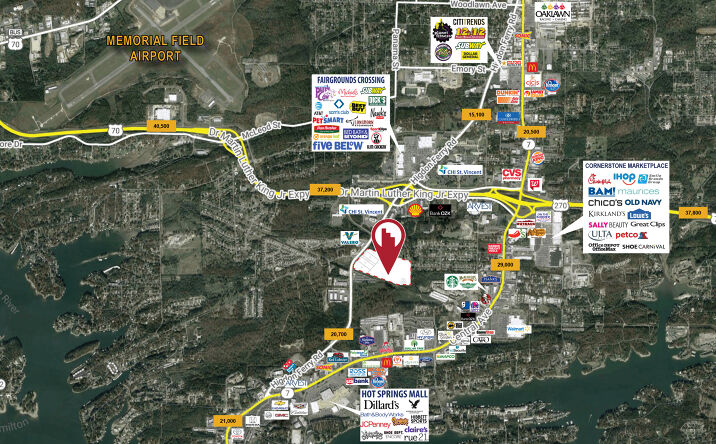Pictures of Land property located at Higdon Ferry Rd & Twin Points Rd, Hot Springs, AR 71913 for sales - image #1