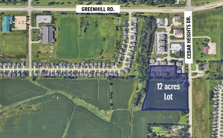 Pictures of Land property located at 12 Acres Cedar Heights Drive, Cedar Falls, IA 50613 for sales - image #1