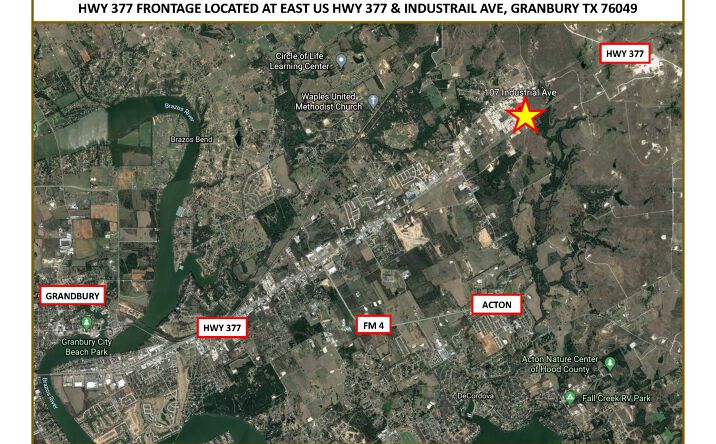 Pictures of Industrial, Land property located at 5713 Acton Cir, Granbury, TX 76049 for sales - image #1