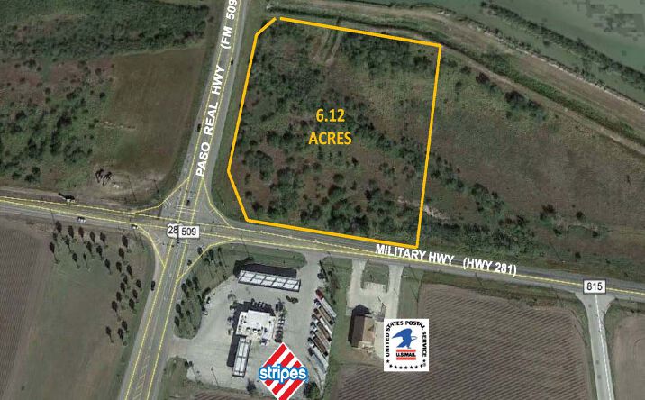 Pictures of Land, Retail property located at Paso Real Hwy. & Military Hwy 281, Los Indios, TX 78586 for sales - image #1